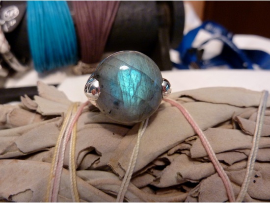 Labradorit-Ring "Simply different"