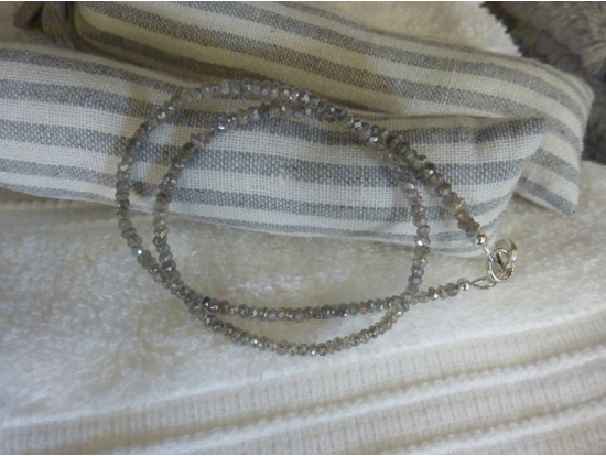 Hämatit-Armband, 2-reihig