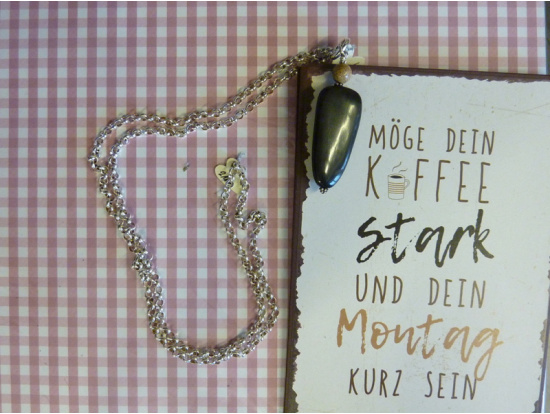 Erbsen-Kette Silber 4mm
