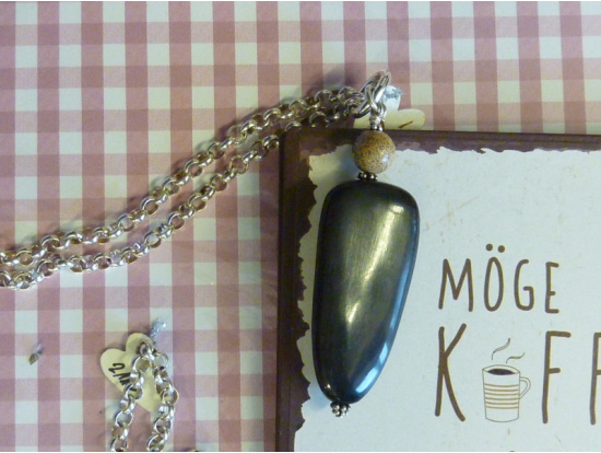 Erbsen-Kette Silber 4mm